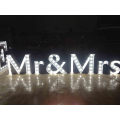 Custom Wedding Bulb Letter Sign